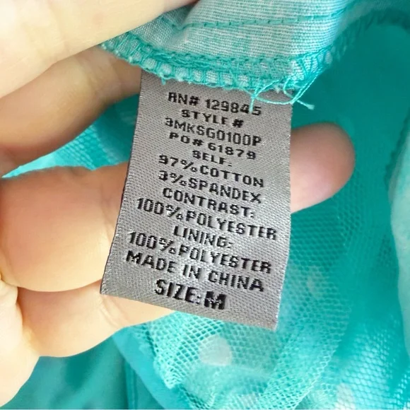 Vintage Women Y2K Belted Polka Dot Dress Medium Retro Rockabilly Preppy Femme - Picture 7 of 8